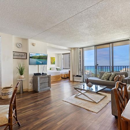 Beautifully Renovated 32Nd Floor Deluxe Ocean View Waikiki Condo Condo Honolulu Dış mekan fotoğraf